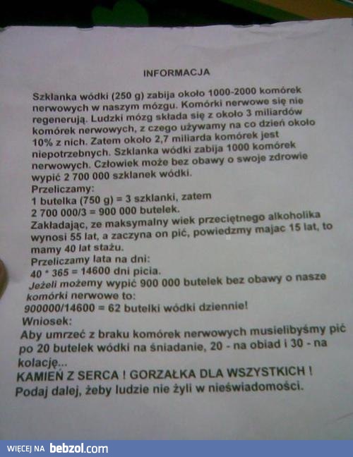 Interesujące kalkulacje