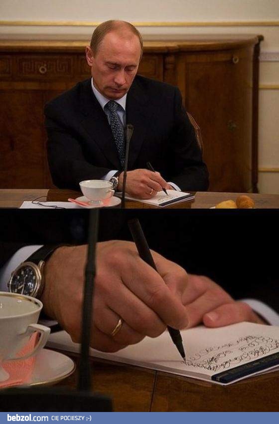 Władimir, co tam piszesz?