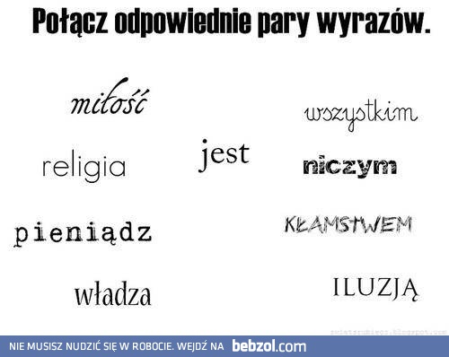 Połącz wyrazy