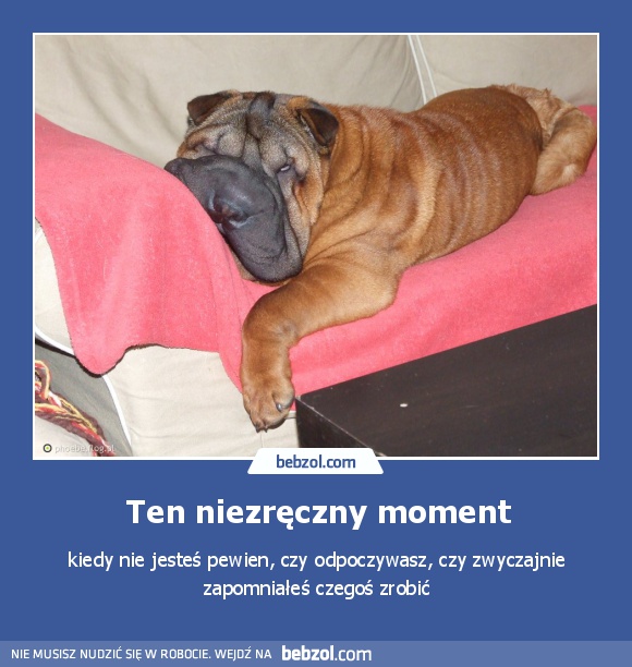 Ten niezręczny moment