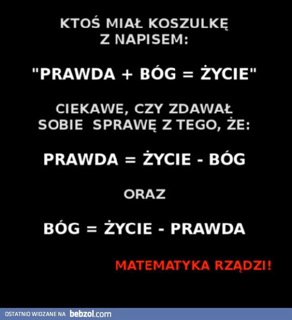 Matematyka rządzi