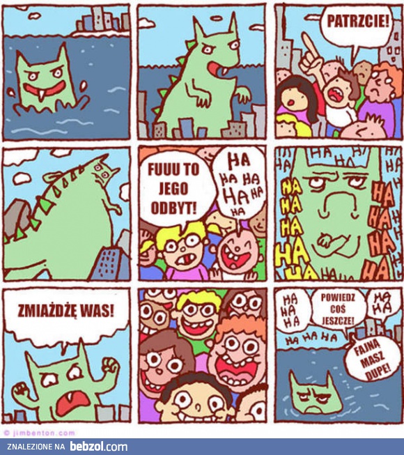 Smutna Godzilla