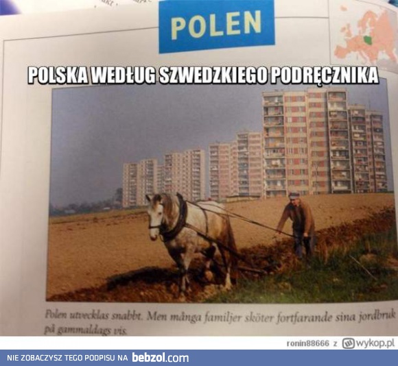 Polska według szwedzkiego podręcznika