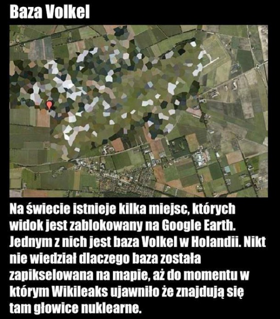 Miejsca, których nie widać w Google Earth