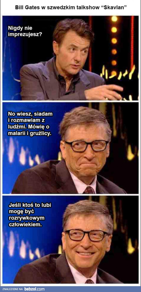 Rozrywkowy Bill Gates