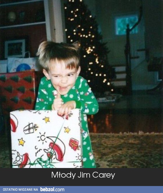 Młody Jim Carrey