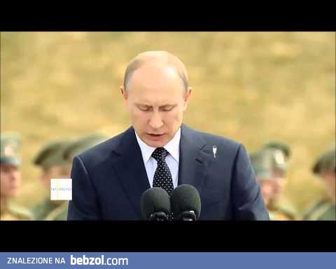 Atak z powietrza na Putina podczas przemówienia