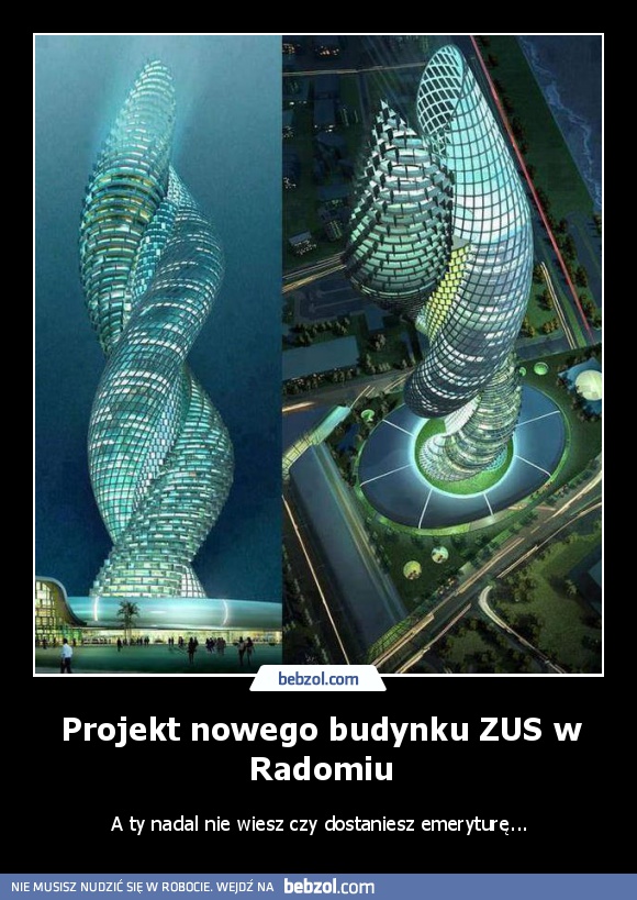 Projekt nowego budynku ZUS w Radomiu