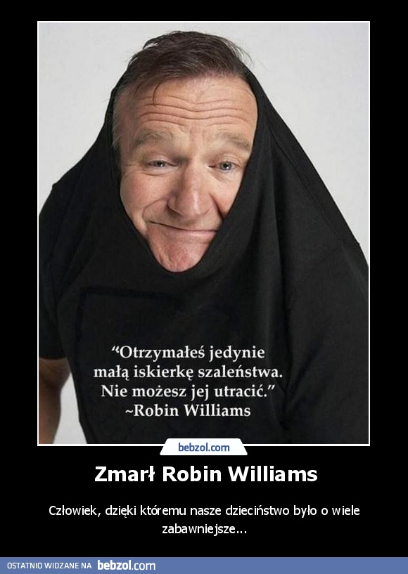 Zmarł Robin Williams