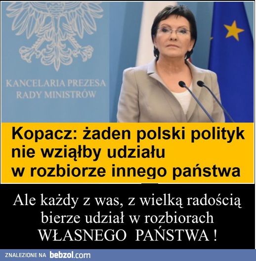 Żaden polski polityk