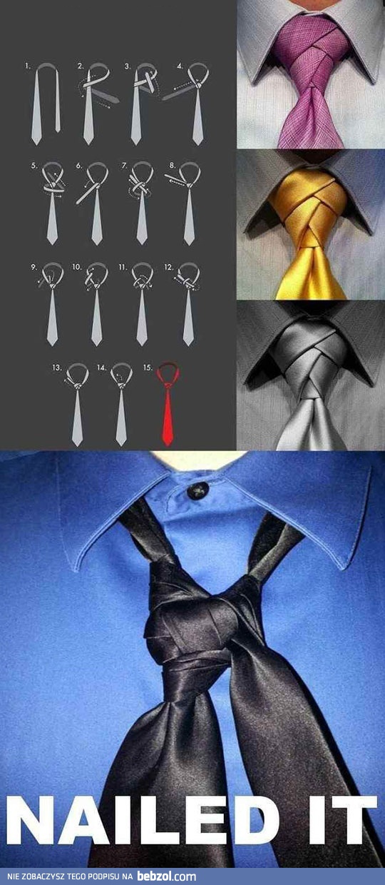 Jak wiązać krawat
