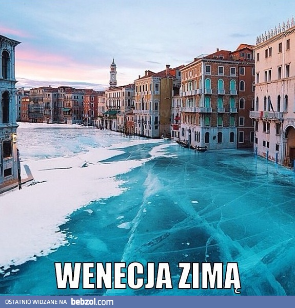 Wenecja zimą
