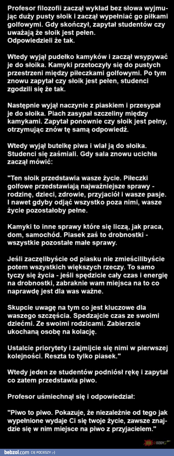 Najlepszy wykład pod słońcem