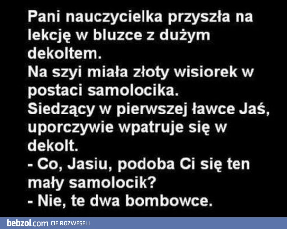 Jasiu i nauczycielka