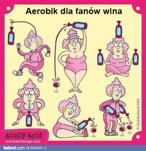 Aerobik dla fanów wina