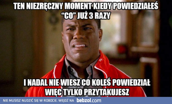 Ten niezręczny moment