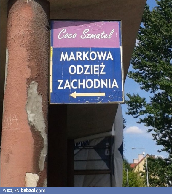 Bardzo markowa odzież