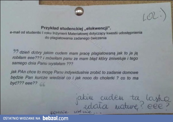 Studencka elokwencja