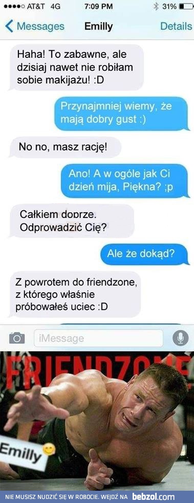 Nieudana ucieczka z firendzone