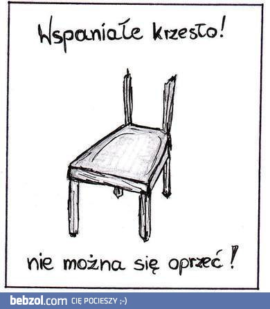 Wspaniałe krzesło