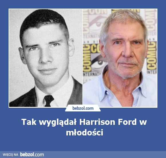 Tak wyglądał Harrison Ford w młodości