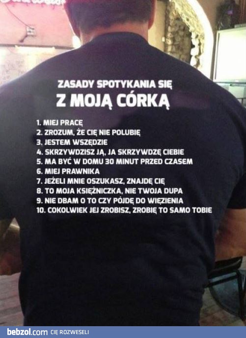 Zasady spotykania się z moją córką