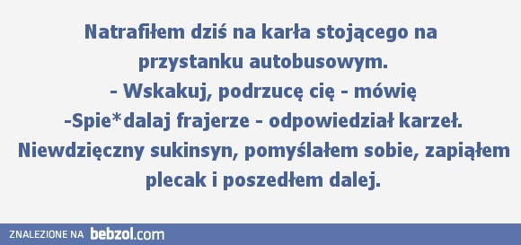 Na przystanku autobusowym