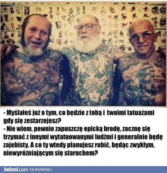 Tatuaże na starość