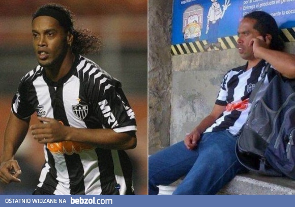 Ronaldinho po miesiącu w Rosji