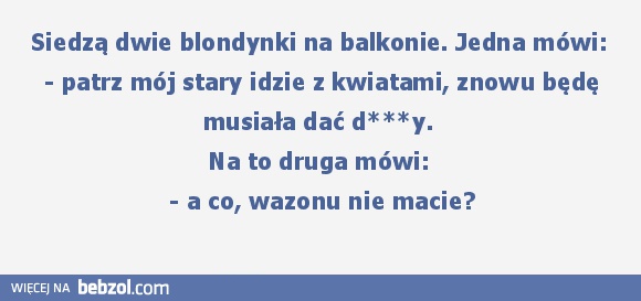 I tak tu przynieść żonie kwiaty