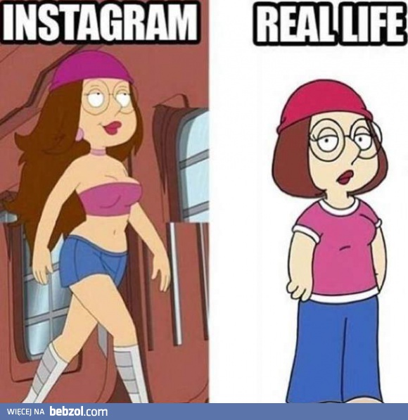 Instagram vs życie