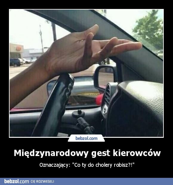 Międzynarodowy gest kierowców