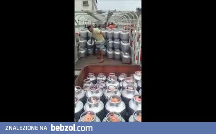 Pakowanie butli z gazem