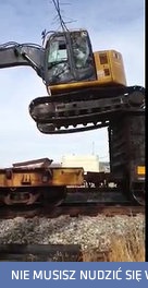 Rozładunek koparki