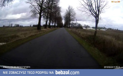 Wymuszenie pierwszeństwa przy 90 km/h