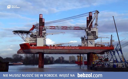 Test wysokości ogromnego jack-upu