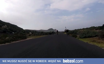 Jedziecie sobie spokojnie na rowerze na Przylądek