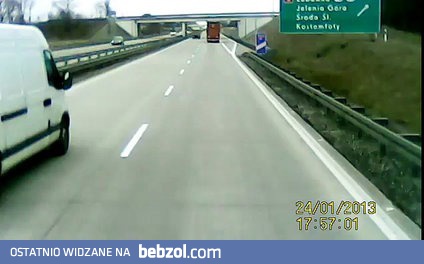 Kompletny idiotyzm na autostradzie