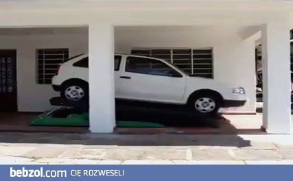 Parking w niezwykły sposób