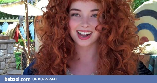 Dziewczyna kocha swoją pracę! 