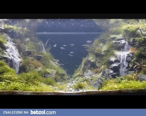 Wodospad w akwarium