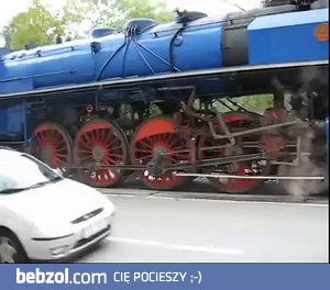Wjazd pociągiem na miasto!