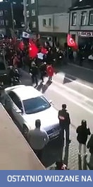 Muzułmanie maszerujący w Niemczech