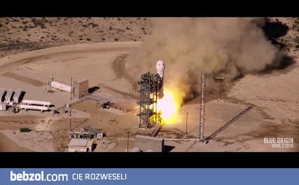 Trzeci lot rakiety Blue Origin
