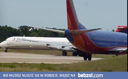 Ślizg bokiem w wykonaniu pilota samolotu