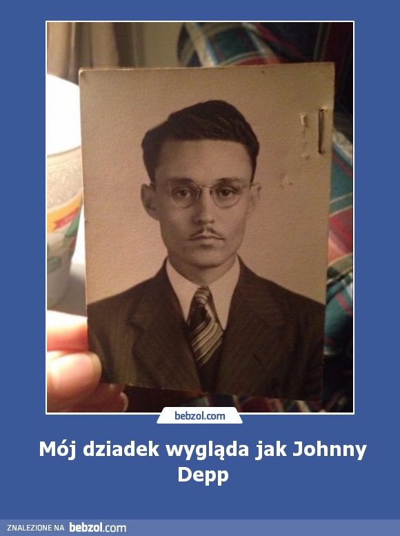 Mój dziadek wygląda jak Johnny Depp