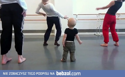 Najsłodszy na świecie tancerz wiodący