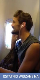 Niesamowity wokal pasażera samolotu