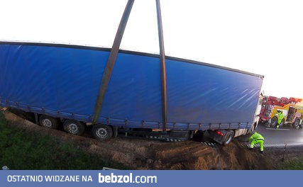 Wyciąganie zestawu z perspektywy dźwigu