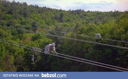 Inspektor linii wysokiego napięcia - ekstremalna praca